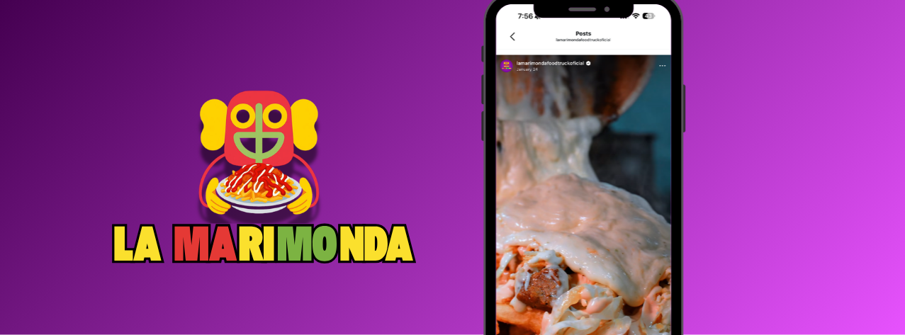 La Marimonda Food Truck branding and social media project